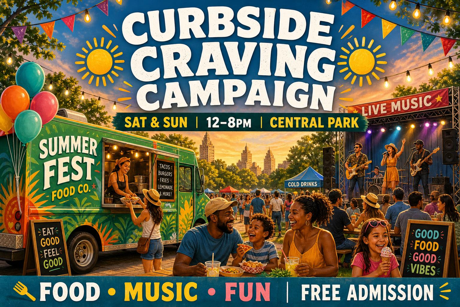 Curbside Craving Campaign — Sat & Sun 12–8PM, Central Park